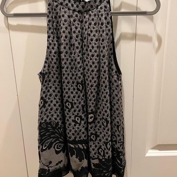 DIANE VON FURSTENBERG black toupe silk top - Picture 9 of 11